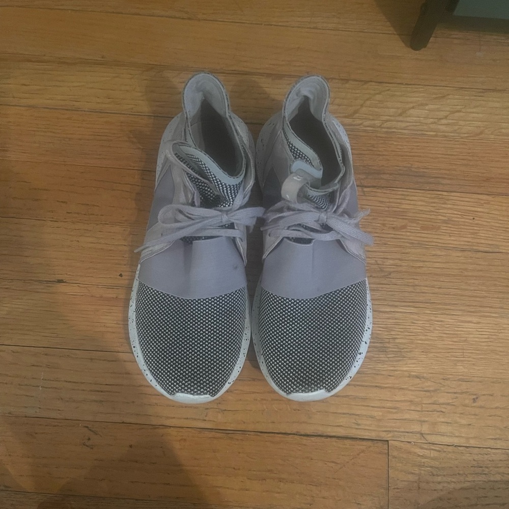 Grey Adidas Tubular sneakers